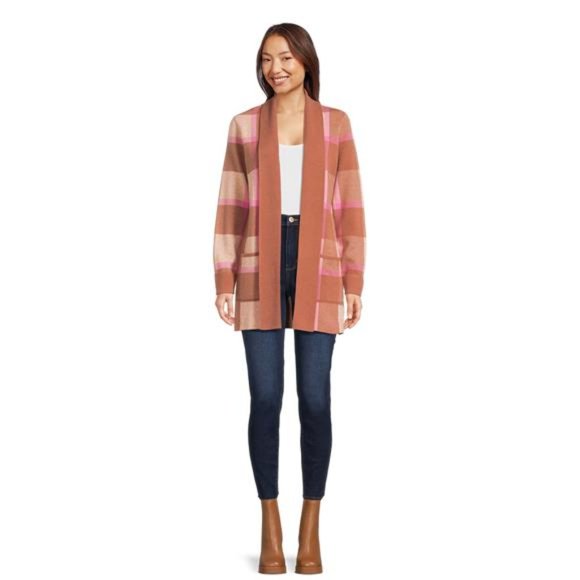 Women's  Cardigan Open Front Sweater with Long Sleeves, Sizes Available , NEW - Picture 3 of 5